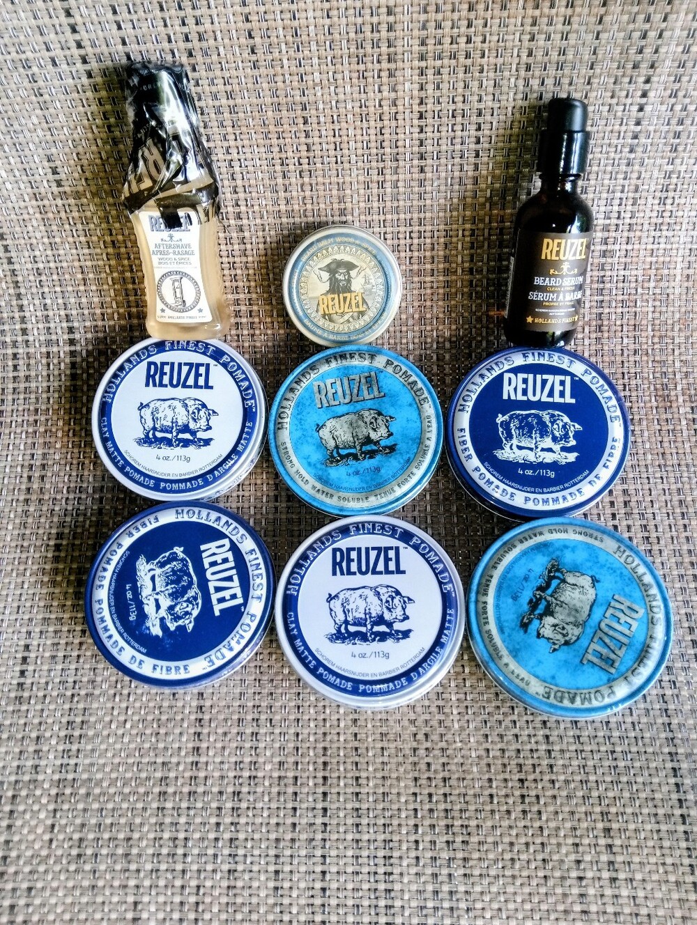 Men’s Blue Pomade & Grooming Set - Blue